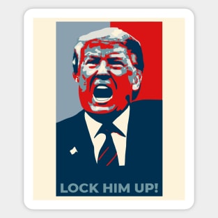 Lock him up! Sticker